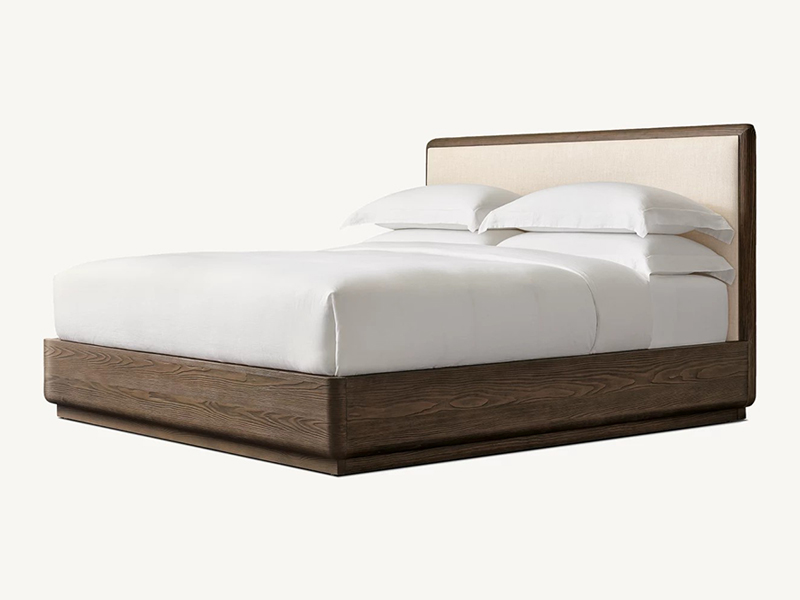 Wood Bed; Modern Bed;Brown Bed
