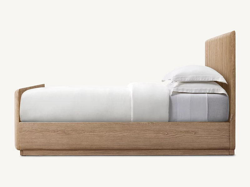 Wood Bed; Modern Bed;Brown Bed