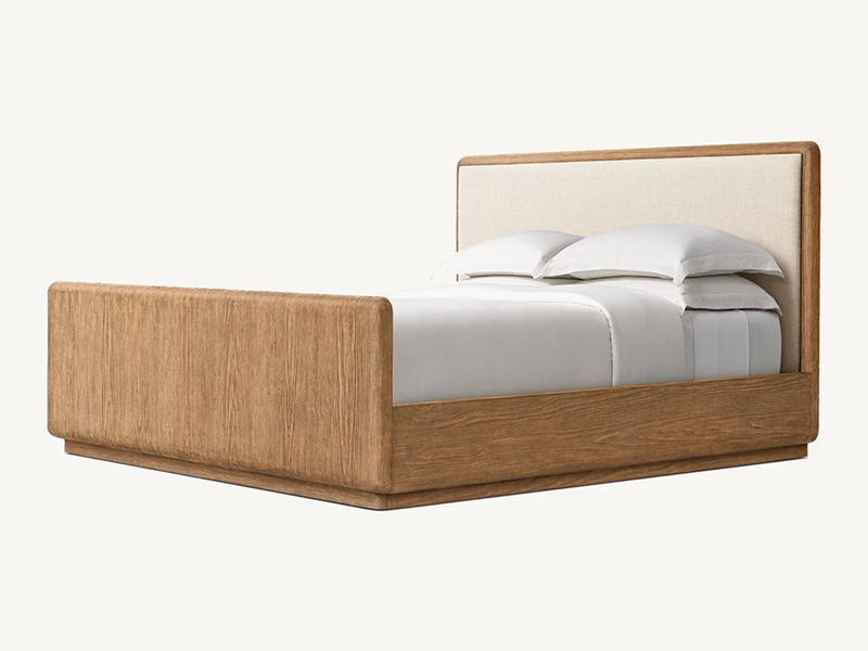 Wood Bed; Modern Bed;Brown Bed