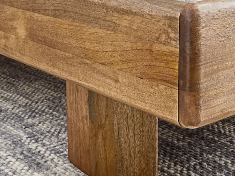 Solid Wood Bed,oak wood bed;modern bed