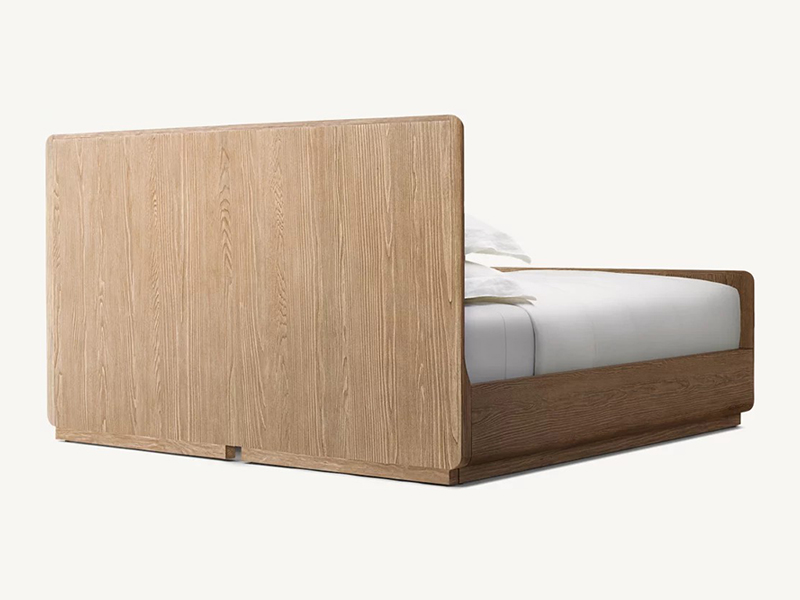 Wood Bed; Modern Bed;Brown Bed