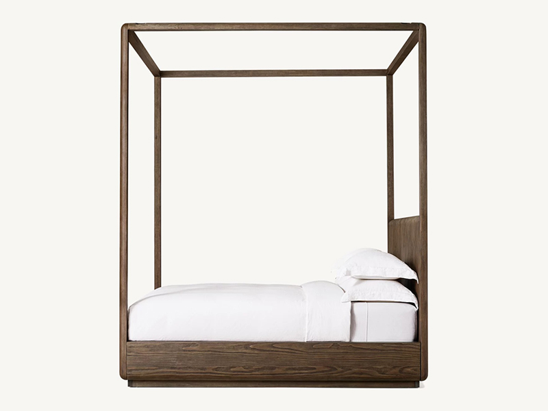 Wood Bed; Modern Bed;Brown Bed