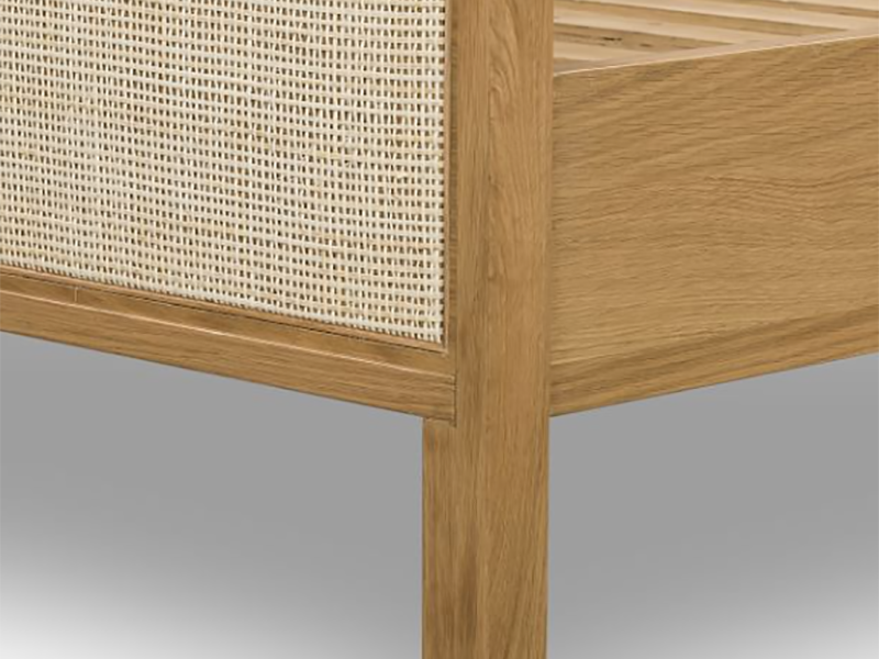 Rattan bed;wood bed ;modern bed