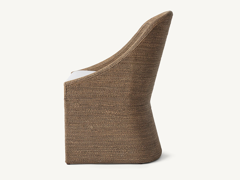 Water Grass Woven Bar, Bar Armlesschair,wood chair