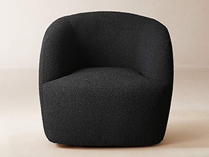 thaddeus chair;accent chair;boucle chair