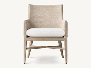 Water Grass Woven Bar, Bar Armlesschair,wood chair