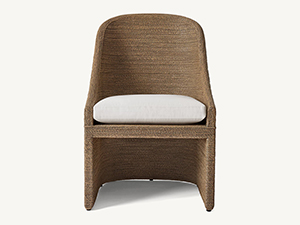 Water Grass Woven Bar, Bar Armlesschair,wood chair