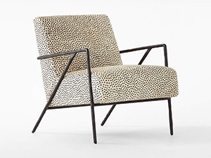 thaddeus chair;accent chair;boucle chair