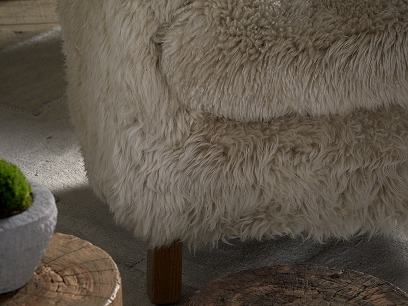 thaddeus chair Oak chair fabric chair