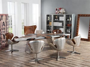 Aviator Vintage Leather Egg Chair