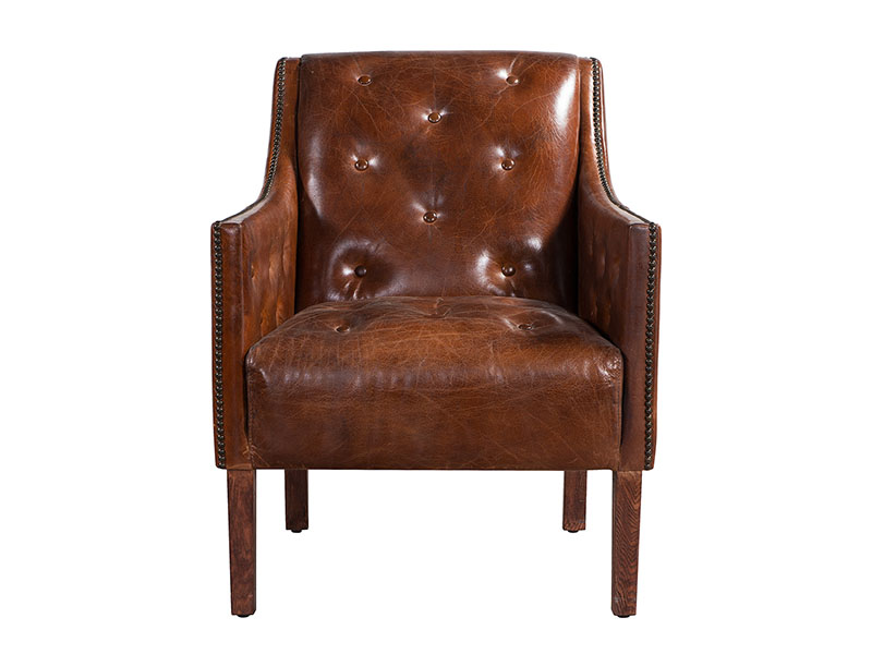 Classic Vintage Button Back Chair