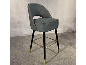 Leisure Gold Stainless Steel Velvet Bar Chair Pub Stool