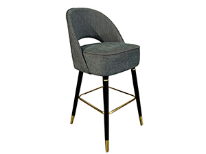 Leisure Gold Stainless Steel Velvet Bar Chair Pub Stoolair