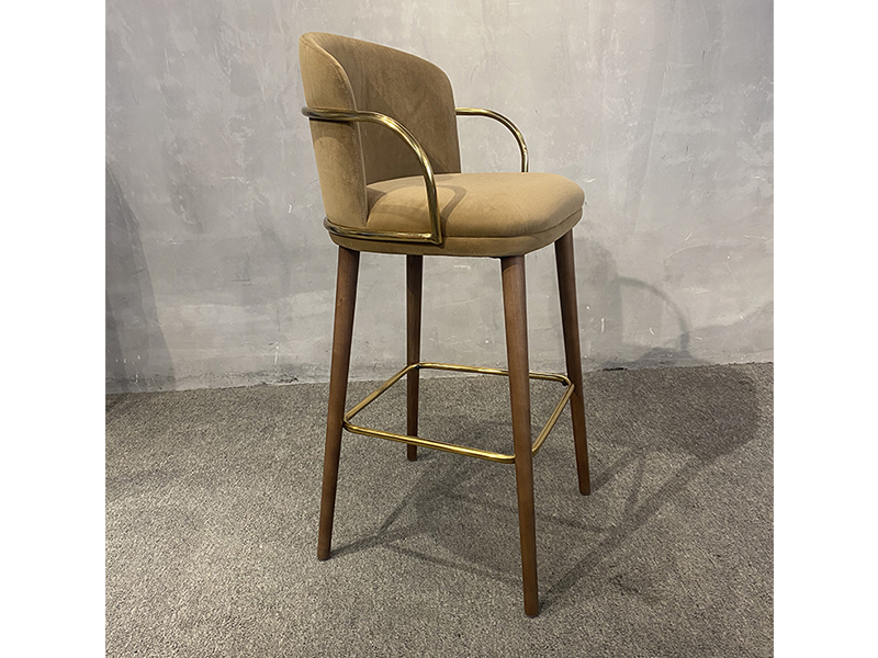 Leather Bar Chair Stool High Chair