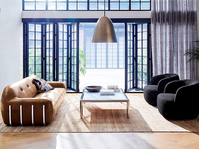 thaddeus chair;accent chair;boucle chair