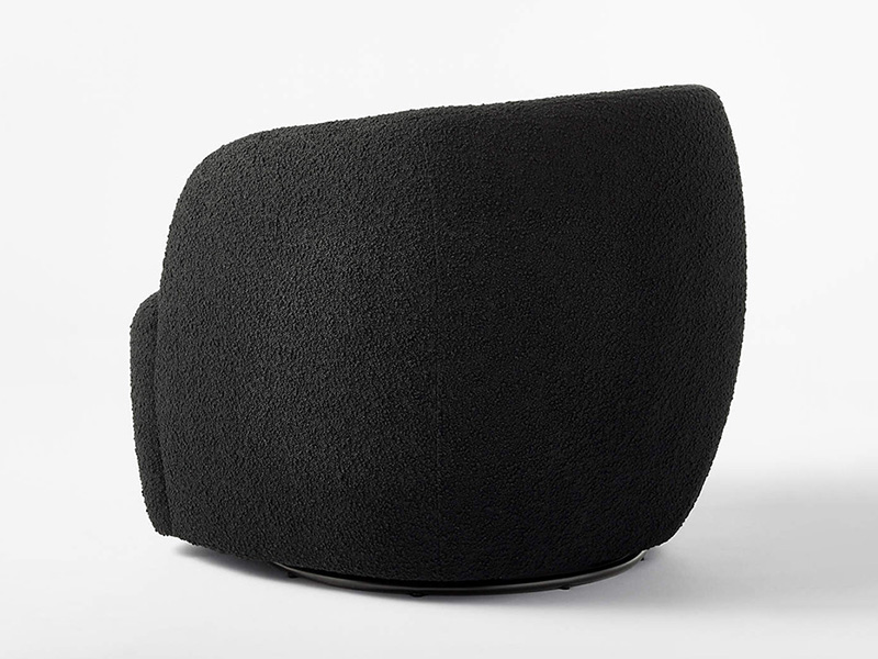 thaddeus chair;accent chair;boucle chair