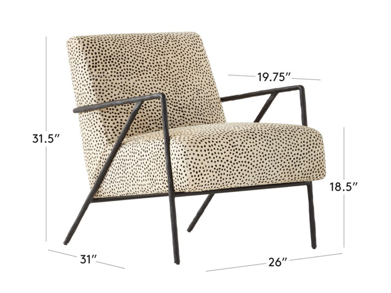thaddeus chair;accent chair;boucle chair