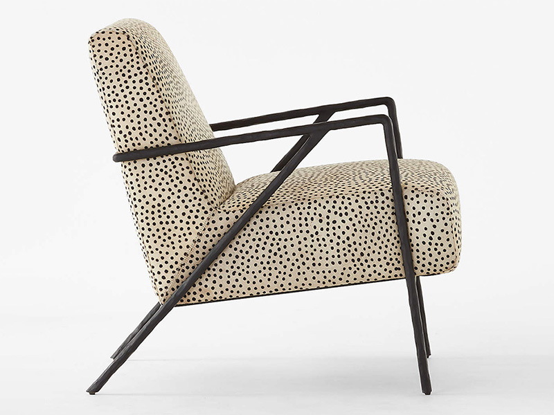 thaddeus chair;accent chair;boucle chair