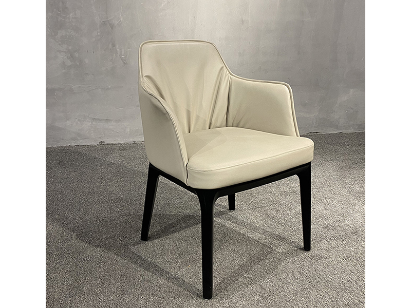 Home Furniture Velvet Seat Fabric Leather Dining Chair