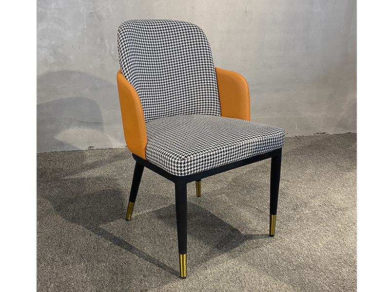 Modern Luxury Fabric dining chair 