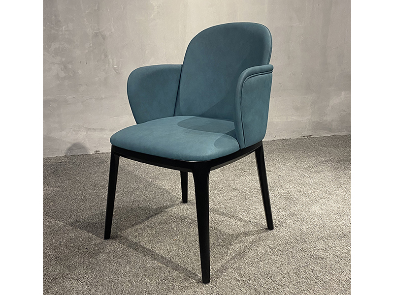 Luxury Choice Home Furniture Velvet Seat Fabric Dining Chair