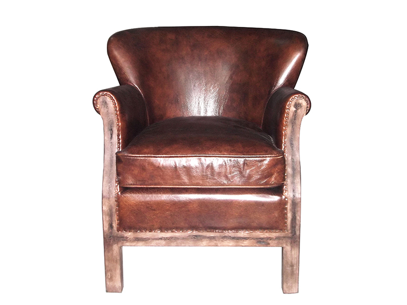 Leather Executive Deconstructed Leather Sofa