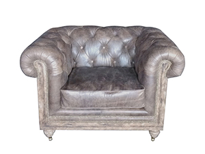 Deconstructed Furniture Living Room Single Leather Chair