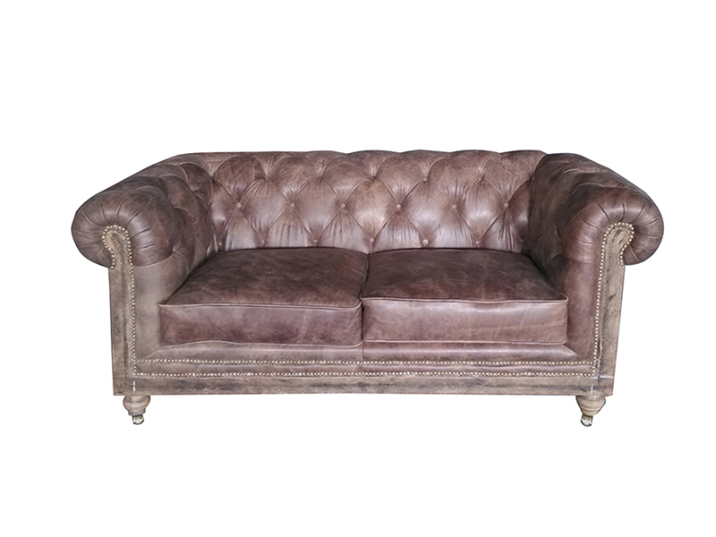 Deconstructed Furniture Living Room Single Leather Chair