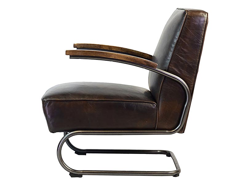 vintage-leather-metal-frame-industrial-chair