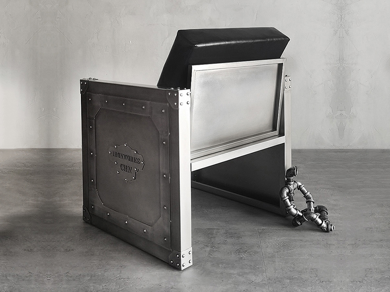 metal steel frame sofa