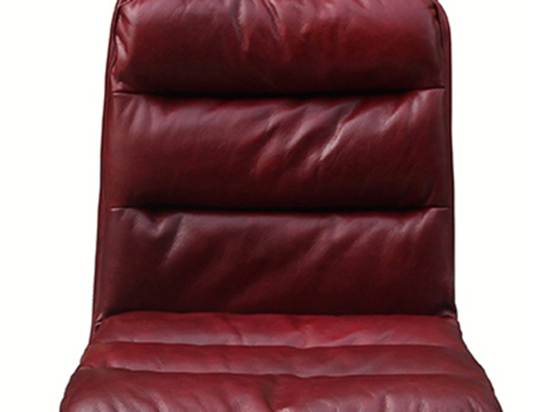 Height Adjustable leather office chair