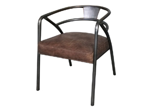 Tubular Base Dining Chair for Restaurant
