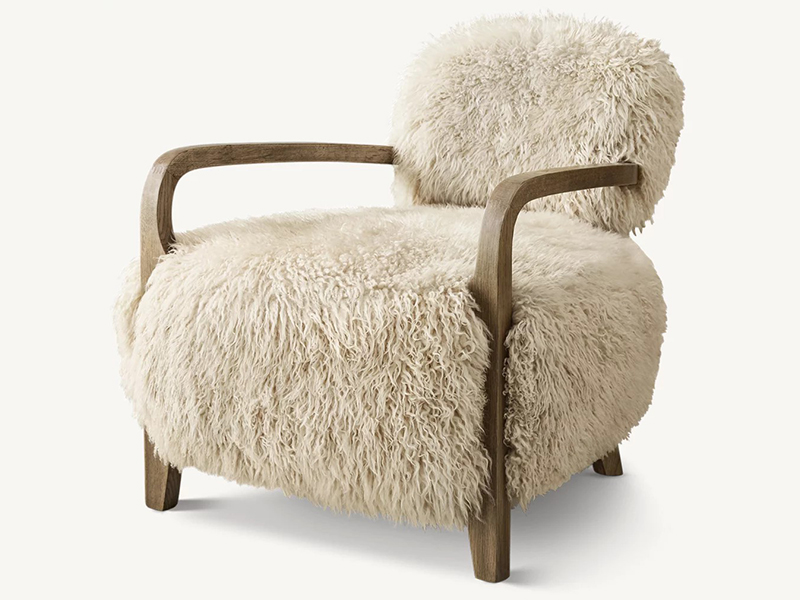 thaddeus chair Oak chair fabric chair