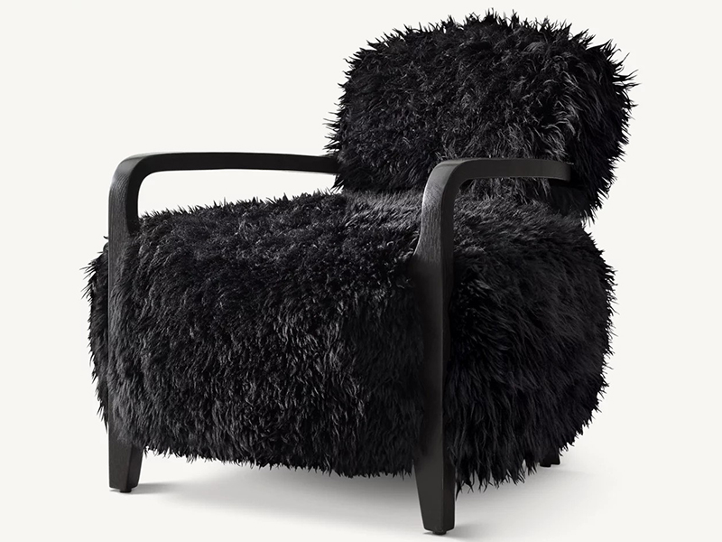 thaddeus chair Oak chair fabric chair