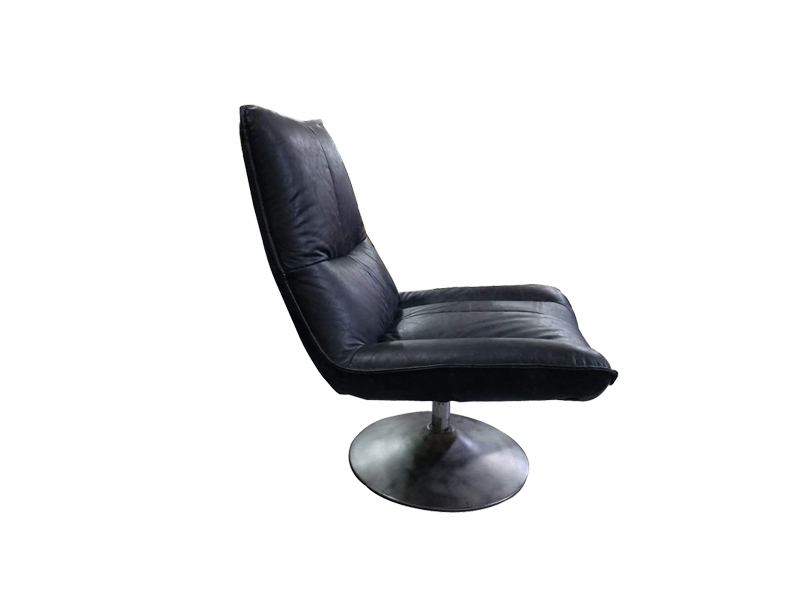 Bespoke Antique Furniture High Back Chair With Circular Base