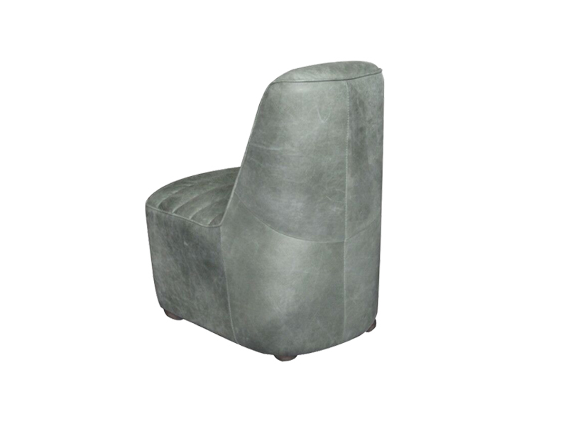 Leather Leisure Sofa Chair High Back Use In Restaurant Living Room Office Lobby