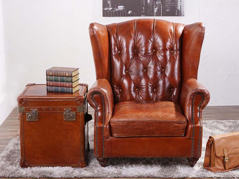 Chesterfield Wing Back Chair