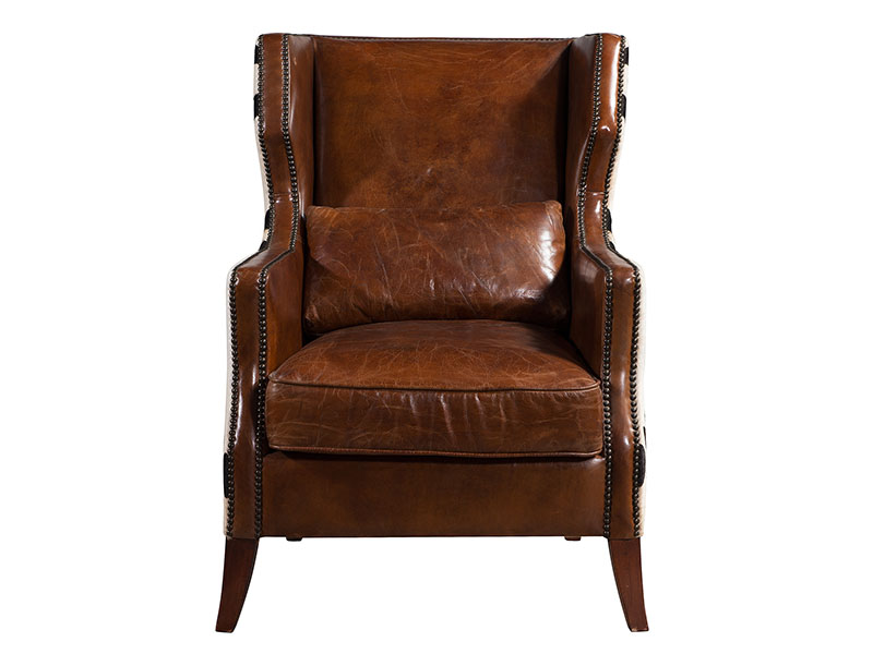 armchair and ottoman