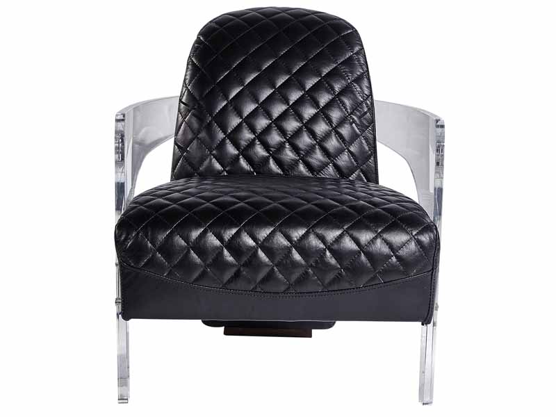 Armchair in Vintage Leather Seat