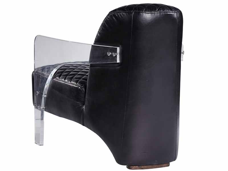 Armchair in Vintage Leather Seat