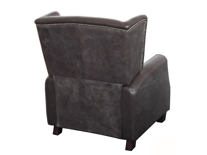 Black Leather Recliner Chair