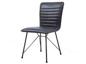 Black Vintage Leather Chair