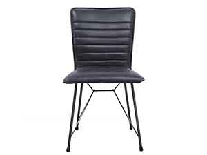 Black Vintage Leather Chair