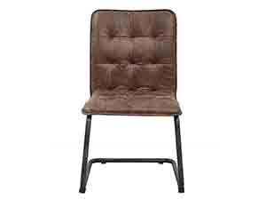 Buttoned Back Vintage Leather Chair