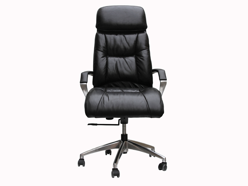 Grain Leather Swivel Executive Office Chair
