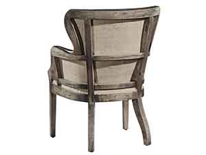 Solid Wood Legs Vintage Leather Chair