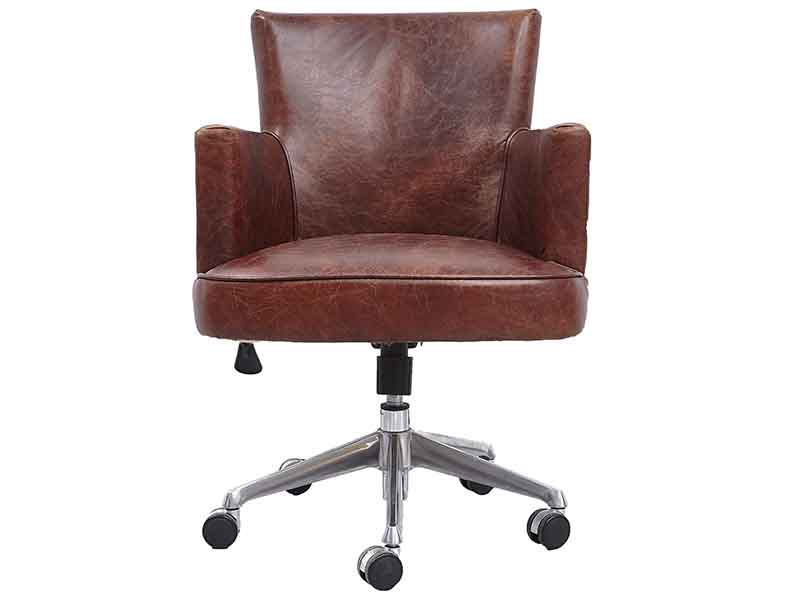 Swivel Aviator Armchair with Wheels