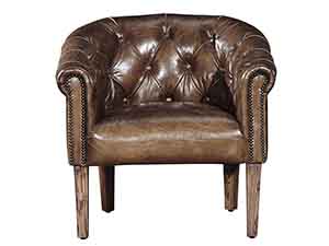 Tub Chair in Vintage Leather