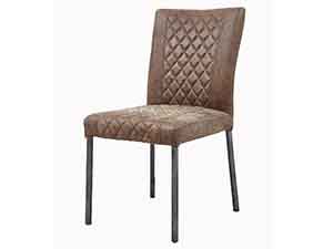 Vintage Genuine Leather Industrial Chair