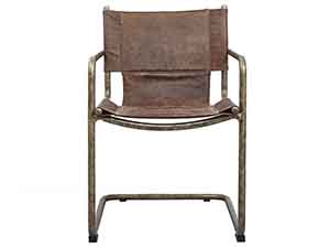 Vintage Leather Industrial Chair